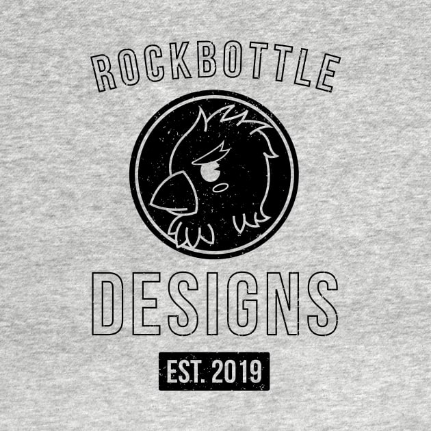 RockBottle Designs Logo (Black) by rockbottle_designs